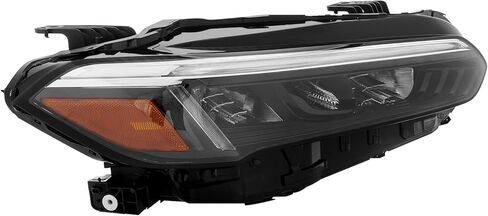 For 2022 2023 2024 2025 Honda Civic Sport/Touring/Sport Touring Headlights Assembly Replacement, Right Passenger Side Halogen Headlamps Front Headlight (Passenger Side Headlight) in Kuwait