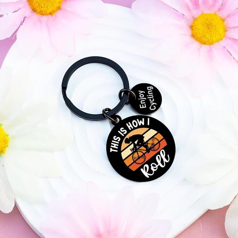 Cycling Gifts for Men Women Mountain Bike Accessories Biker Gifts for Cyclists Men Mountain Biking Gift for Bikers Cycling Keychain in Kuwait