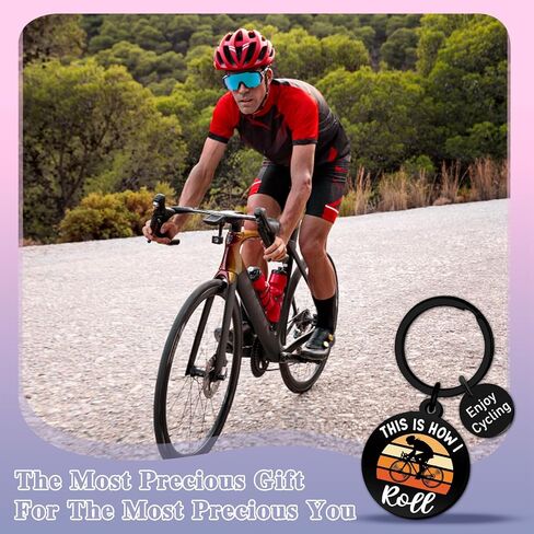 Cycling Gifts for Men Women Mountain Bike Accessories Biker Gifts for Cyclists Men Mountain Biking Gift for Bikers Cycling Keychain in Kuwait