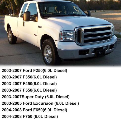 6.0L Diesel Air, Fuel & Oil Filter Kit Compatible with 2003-2007 Ford F250 F350 F450 F550 Super Duty & 2003-2005 Excursion Replaces FA1778, FD4616, FL2016 Filters in Saudi Arabia
