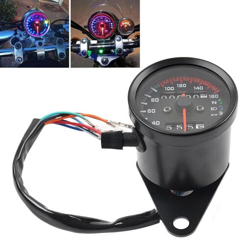 SIKUAI backlight Tachometer Odometer Gauge Mini Speedometer 1 Pc For Motorcycle Models of DC 12V 12V in Kuwait