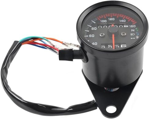 SIKUAI backlight Tachometer Odometer Gauge Mini Speedometer 1 Pc For Motorcycle Models of DC 12V 12V in Kuwait