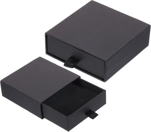 uxcell 2Pcs Cardboard Jewelry Gift Boxes, 3.5 x 3.5 Inch Jewelry Display Boxes Bulk Sponge Filled Small Jewelry Boxes for Bracelets Earrings Necklaces Jewelry Gift (Light Purple) in Saudi Arabia