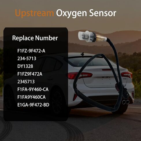 F1FZ-9F472-A Upstream O2 Oxygen Sensor Fit for Ford F-150 2017-2020 Focus 1.0L 2015-2018 Expedition 3.5L 2018-2021 Navigator 3.5L 2018-2020 Replace# 234-5713 E1GA-9F472-BD in Saudi Arabia