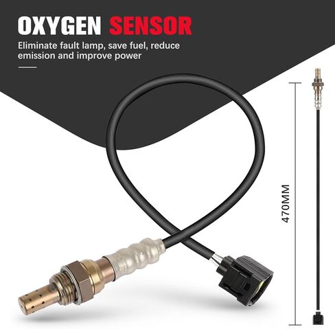 O2 Oxygen Sensor Fit for Dodge, for Chrysler & for Volkswagen Models - Grand Caravan 2005-2010, Town & Country 2005-2010, Pacifica 2005-2008, for Routan, Caravan, Upstream & Downstream, 2PCS in Saudi Arabia
