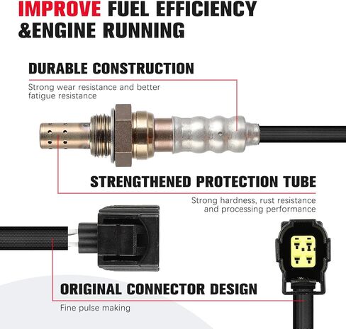 O2 Oxygen Sensor Fit for Dodge, for Chrysler & for Volkswagen Models - Grand Caravan 2005-2010, Town & Country 2005-2010, Pacifica 2005-2008, for Routan, Caravan, Upstream & Downstream, 2PCS in Saudi Arabia