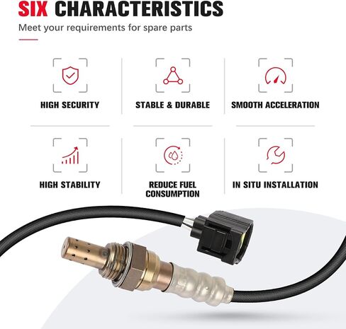 O2 Oxygen Sensor Fit for Dodge, for Chrysler & for Volkswagen Models - Grand Caravan 2005-2010, Town & Country 2005-2010, Pacifica 2005-2008, for Routan, Caravan, Upstream & Downstream, 2PCS in Saudi Arabia