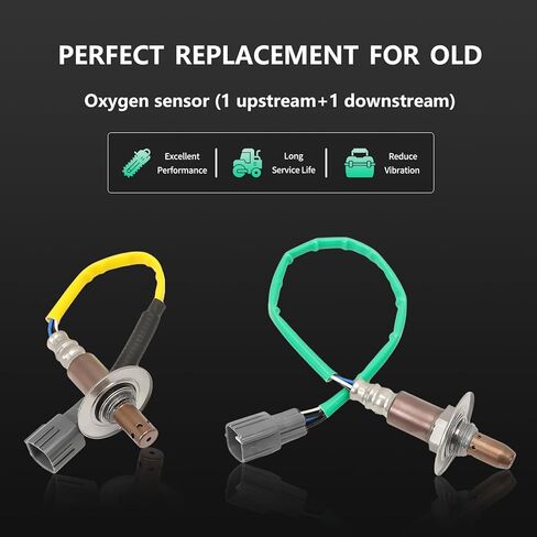 234-9109 234-4513 Upstream & Downstream Oxygen Sensor for Forester 2.5L 2011-2013, XV Crosstrek 2.0L 2013-2014, Impreza 2012-2014 2.0L H4 22690-AA960 22641-AA610 in Kuwait