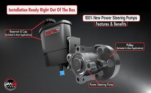 60-5022PR Power Steering Pump | Fits 2003-99 Jeep Wrangler, 2001-99 Cherokee, 2003-99 TJ in Saudi Arabia