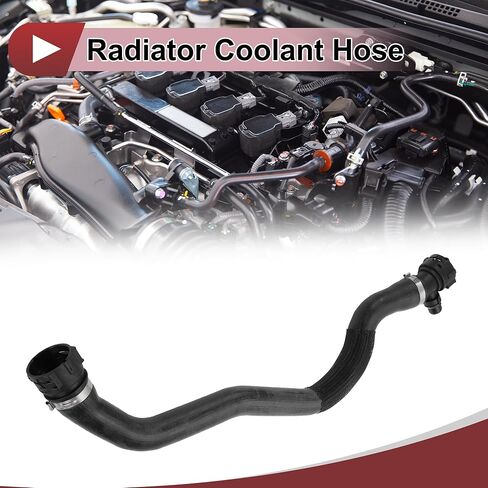 1 Pcs Radiator Coolant Hose for BMW 740i XDrive 3.0L 2017-2019 Upper Heater Hose No.17128602871 Black Rubber in Saudi Arabia