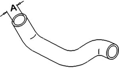SBA310160150 Lower Radiator Hose Fits Ford/New Holland Tractor 1700 1900 in Saudi Arabia