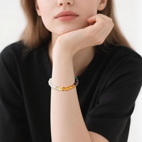 Money Bracelet for Women, Tiger Eye Stone Wealth & Good Luck Charm Prosperity Spiritual Jewelry Lucky Bead Chakra Bracelet for Sisters Husbands or Boyfriends Gift in Saudi Arabia