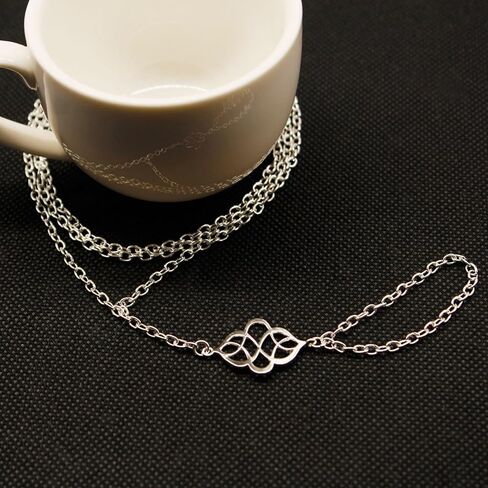 925 Sterling Silver Hand Chain Boho Finger Ring Bracelet for Women Dainty Adjustable Floral Layered Chain Slave Bracelets, Sterling Silver Durable Waterproof Summer Beach Vocation Finger Ring Jewelry in Kuwait