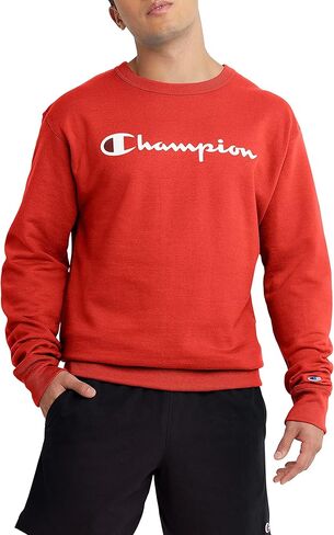 Champion Men's Powerblend Fleece Crew, Script in Saudi Arabia