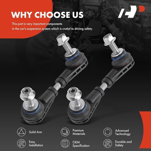 A-Premium 2 x Rear Sway Bar Links Stabilizer Bar Links, Compatible with Ford Explorer 2020-2021, Police Interceptor Utility 2020, Lincoln Aviator 2020-2022 in Saudi Arabia