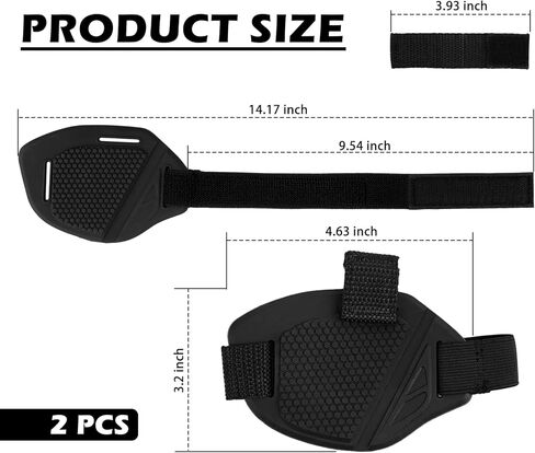 2PCS Motorcycle Shoe Protector,Adjustable Motorcycle Motorbike Shift Pad with Elastic Belt for Protecting Riding Shoe,Anti-Slip Motorcycles Shifter Cover Motorcycles Accessories in Saudi Arabia