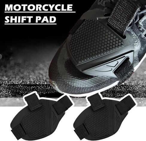 2PCS Motorcycle Shoe Protector,Adjustable Motorcycle Motorbike Shift Pad with Elastic Belt for Protecting Riding Shoe,Anti-Slip Motorcycles Shifter Cover Motorcycles Accessories in Saudi Arabia