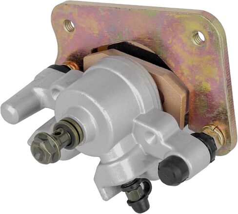 Caltric Rear Brake Caliper with Pads Compatible with Yamaha Kodiak 400 Yfm400 2X4 4X4 2000 2001 2002 in Saudi Arabia