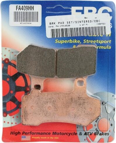 EBC Double H Sintered Compatible with Harley-Davidson Brake Pads Set FA409HH in Saudi Arabia