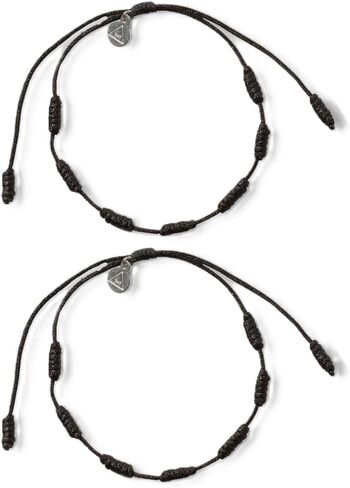 Black String Bracelet 7 Knots of Protection Amulet – Adjustable Kabbalah Good Luck Bracelet – Handmade Red String of Fate for Women & Men (2) in Saudi Arabia