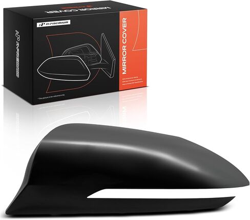A-Premium Passenger Side Rearview Mirror Cover Cap Compatible with Hyundai Tucson/Santa Cruz 2022 2023 2024 - Smooth Black, with Turn Signal Hole in Saudi Arabia