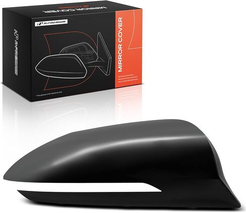 A-Premium Passenger Side Rearview Mirror Cover Cap Compatible with Hyundai Tucson/Santa Cruz 2022 2023 2024 - Smooth Black, with Turn Signal Hole in Saudi Arabia