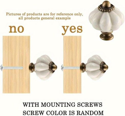 6pcs Acrylic Pumpkin Knobs, White Acrylic Cabinet Vintage Dresser, Vintage Decorative Drawer Pulls for Dressers, Closets, Cabinets, Furniture (Single Hole with Screws) in Saudi Arabia