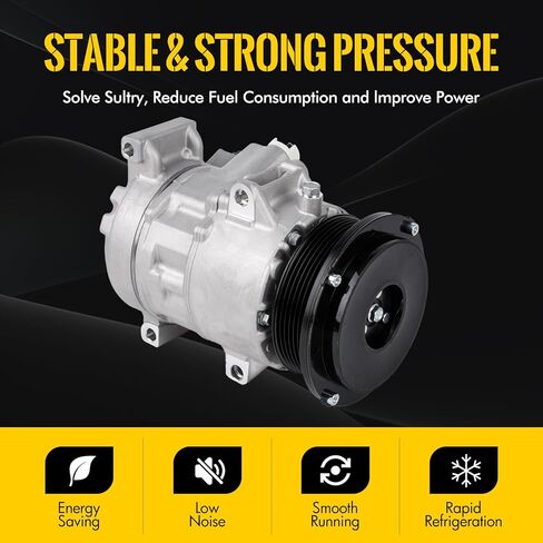 ضاغط مكيف هواء KUSATEC مناسب لسيارة Toyota Camry 2.4L 2007-2009، Hiace 2006-2012، RAV4 2.4L 2006-2008 in Saudi Arabia