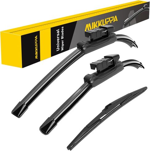 MIKKUPPA 24"+18"+14" Windshield Wipers Blades Replacement for 2017-2023 Mazda CX-5, 2017-2023 CX-9, Top Lock Front & Rear All Season Wiper Blades Set(Pack of 3) in Saudi Arabia