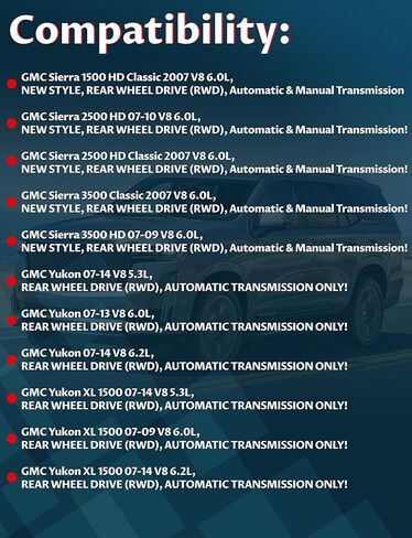 Automotive Engine Mounts Kit for Chevrolet Avalanche, Suburban, Tahoe, GMC Yukon & XL 1500, 2007-2014 in Kuwait