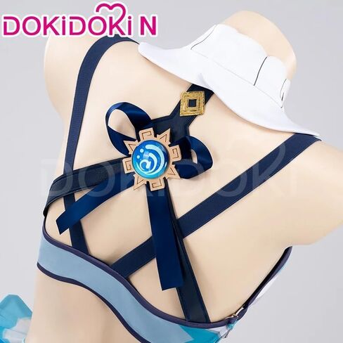 KIRA KIRA Genshin Mualani Cosplay Costumes Doki-N Game Genshin Natlan Mualani Costume Outfits for Halloween in Kuwait