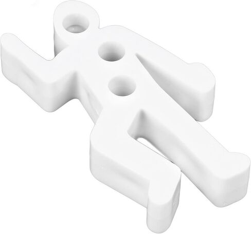 Pen Holder for Desk, White Outline Figure Desktop Organizer with 3 Slots, Novelty Stationery Stand for Home Office, Counter, Craft Table, 1 Piece in Saudi Arabia