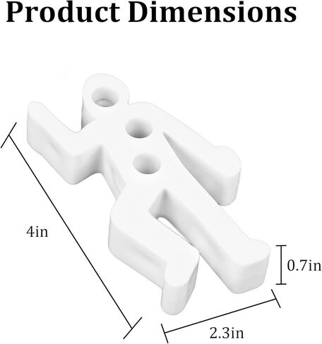 Pen Holder for Desk, White Outline Figure Desktop Organizer with 3 Slots, Novelty Stationery Stand for Home Office, Counter, Craft Table, 1 Piece in Saudi Arabia