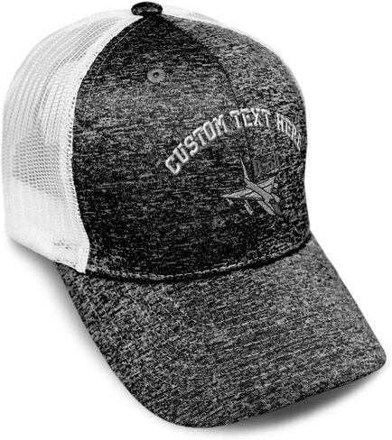 Custom Trucker Hat Jersey Baseball Cap B-58 Hustler Aircraft Name Embroidery in Saudi Arabia