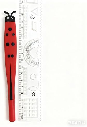 Novelty 5 Pcs Ladybug Pens Bug Pens Cute Insects Pen Silicone Gel Pen Black Ink with 10 Black Refills Durable Stationery for at School Home Party in Kuwait