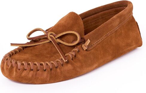 Minnetonka Men's Leather Laced Softsole Moccasin in Kuwait