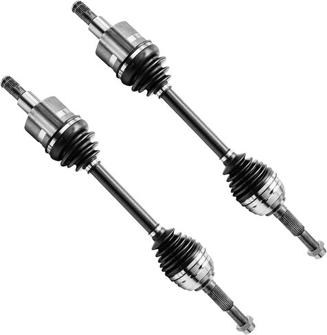 Detroit Axle - 4WD 6pc Front CV Axles Kit for Chevy Trailblazer GMC Envoy Buick Rainier Saab 9-7x Isuzu Ascender Oldsmobile Bravada, 2 CV Axles Assembly 4 Upper Lower Ball Joints Replacement in Saudi Arabia