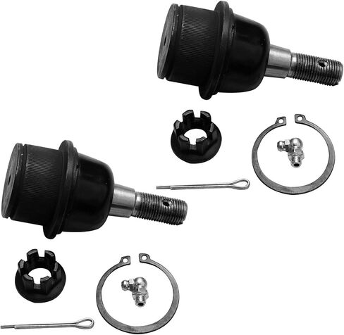 Detroit Axle - 4WD 6pc Front CV Axles Kit for Chevy Trailblazer GMC Envoy Buick Rainier Saab 9-7x Isuzu Ascender Oldsmobile Bravada, 2 CV Axles Assembly 4 Upper Lower Ball Joints Replacement in Saudi Arabia
