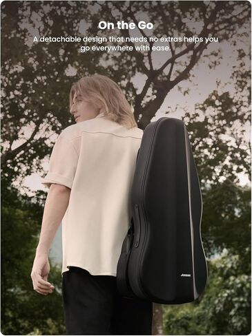 جيتار AeroBand الذكي، جيتار صامت للسفر مع لوحة فريتس وحقيبة قابلة للفصل، مقبس سماعة الرأس، جيتار MIDI للبالغين والمراهقين (تحديث 2024) in Kuwait