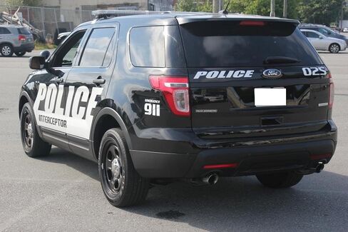 Muzzys Police Interceptor Badge Emblem, Compatible with: Ford Crown Vic Victoria CVPI P71 Universal Stick On Mustang Taurus Explorer Edge F150, Chevrolet Caprice Impala Tahoe, Dodge Charger, Trunk in Saudi Arabia