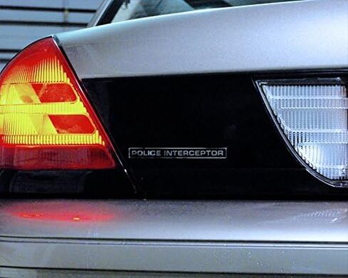 Muzzys Police Interceptor Badge Emblem, Compatible with: Ford Crown Vic Victoria CVPI P71 Universal Stick On Mustang Taurus Explorer Edge F150, Chevrolet Caprice Impala Tahoe, Dodge Charger, Trunk in Saudi Arabia