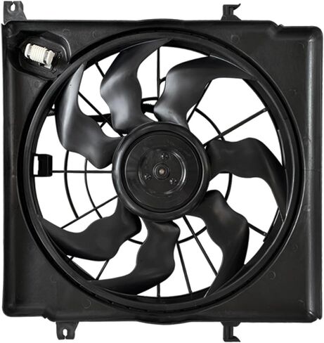 CCIYU Radiator Cooling Fan Assembly Compatible with 2011-2013 for Hyundai Sonata/for Kia Optima,Replace 622620,674-50658,620-864,620 864,620864,KI3115135,25380-3Q280,253803Q280,25231-3K460 in Saudi Arabia