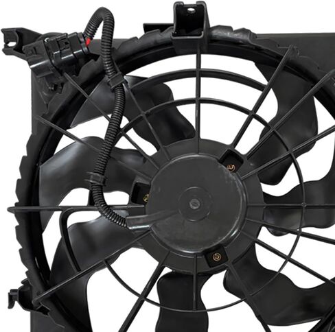 CCIYU Radiator Cooling Fan Assembly Compatible with 2011-2013 for Hyundai Sonata/for Kia Optima,Replace 622620,674-50658,620-864,620 864,620864,KI3115135,25380-3Q280,253803Q280,25231-3K460 in Saudi Arabia