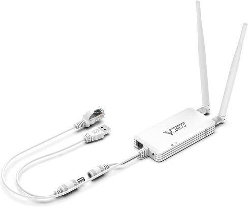 VONETS VAP11S-232/VDB9-232 300Mbps WiFi to Ethernet Adapter 2.4G WiFi Bridge/Repeater/Mini Router/ RJ45 to RS232 Serial Server with 2 RJ45 Ports/Antennas USB/DC Powered for DVR Monitor Network Devices in Saudi Arabia