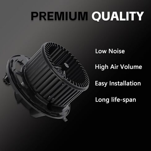 محرك منفاخ سخان HVAC مع قفص مروحة 700218 متوافق مع 2006 BMW 325i 325xi 330i 330xi، 2007-2013 328i 335i، 2007-2008 328xi 335xi، 2008-2013 128i 135i يستبدل 64119227670 in Kuwait