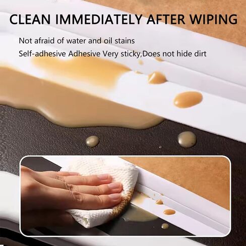 10.5 FT Waterproof Clear Tape Around Toilet Base Kitchen Tapes Bathroom Sink Shower Bathtub Edge Protector in Saudi Arabia