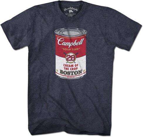تي شيرت Chowdaheadz Campbell Baseball Soup Can - تي شيرت كلاسيكي للجنسين من مزيج القطن الناعم in Saudi Arabia