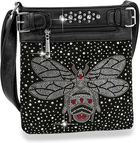 حقيبة يد EXPRESS تصميم حجر الراين المتلألئ حبال كروس | تصميم الدمعة in Kuwait