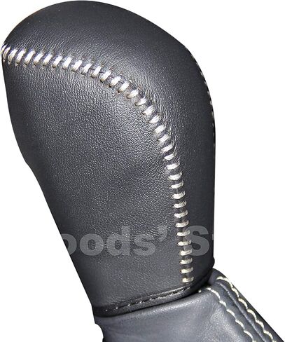 JI Loncky Custom Genuine Leather Gear Shift Knob Cover for 2014-2017, 2012-2016 Subaru Forester / Impreza / 2013-2015 XV Crosstrek / 2016-2017 Crosstrek Accessories in Saudi Arabia