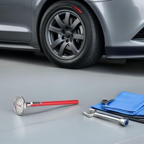 3pcs Air Conditioner Thermometer: Car Air Conditioner Mechanical Thermometer - Compact with Accurate Readings for Car Interior Measurement in Kuwait